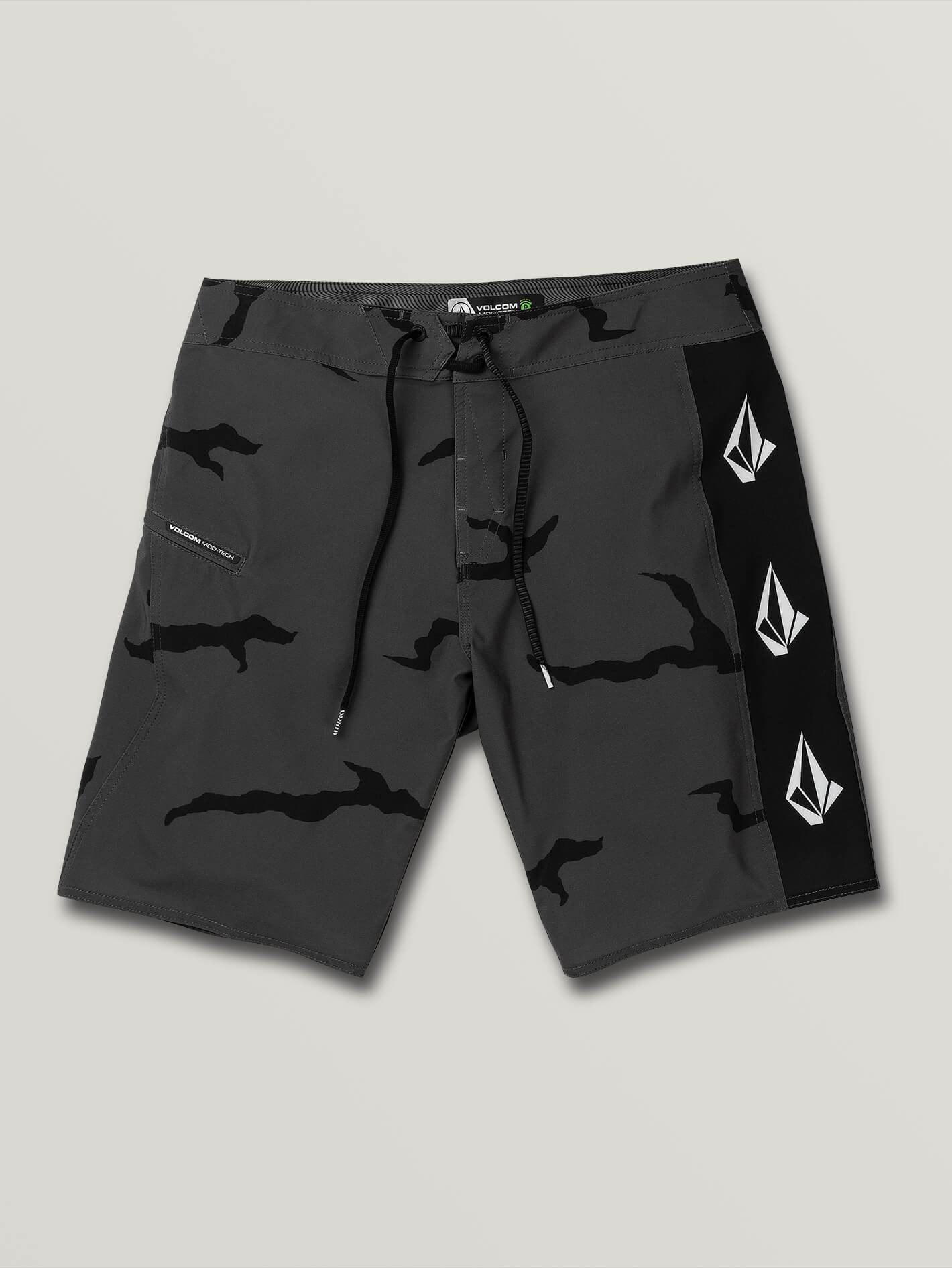 Boardshort Deadly Stones Mod 20" - DARK CHARCOAL