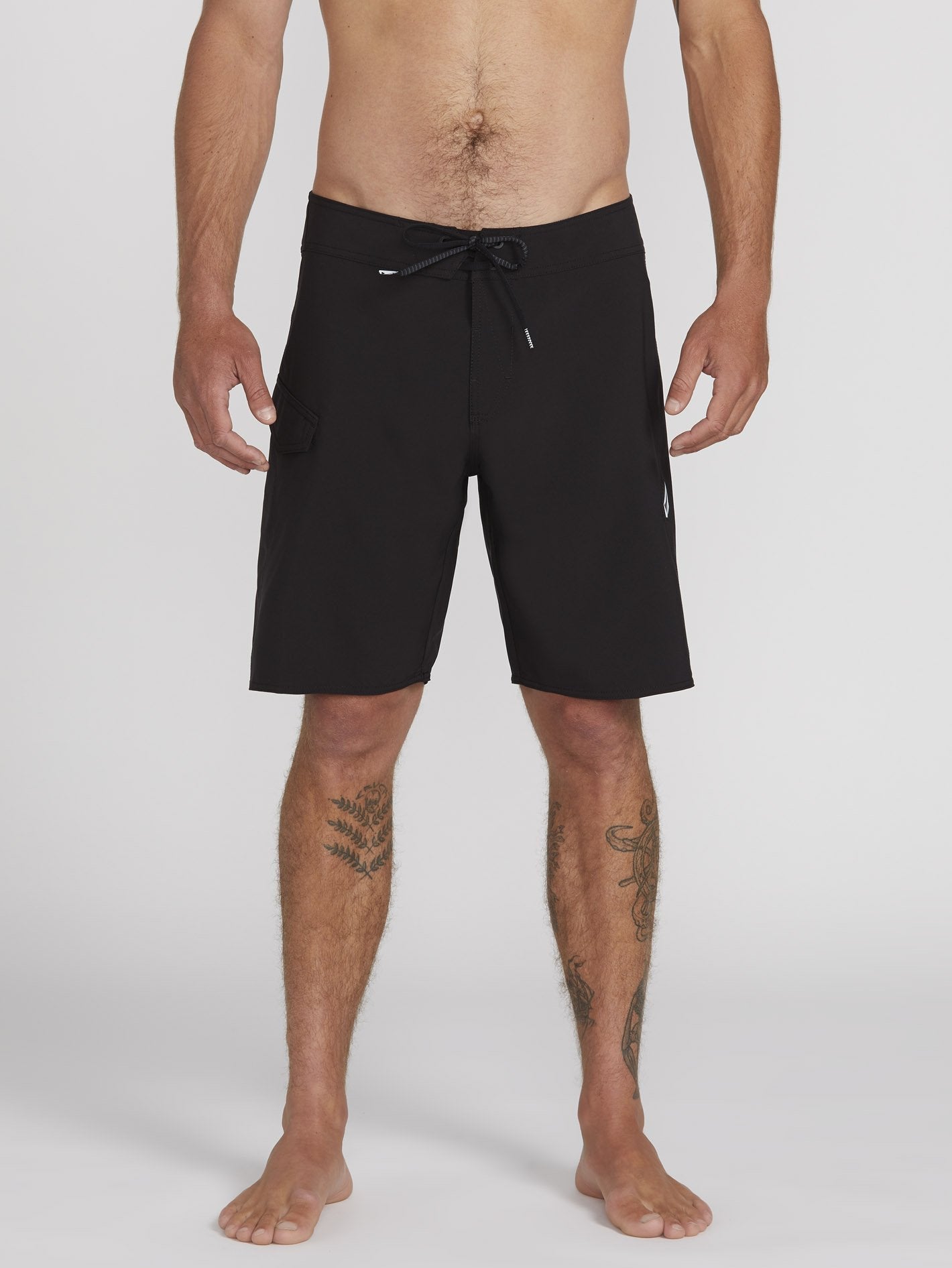 Lido Solid Mod 20" Boardshorts - Black