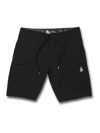 Lido Solid Mod 20" Boardshorts - Black