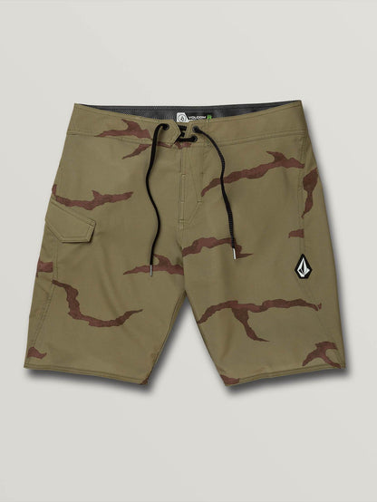 Lido Solid Mod 20" Boardshorts - LIGHT ARMY