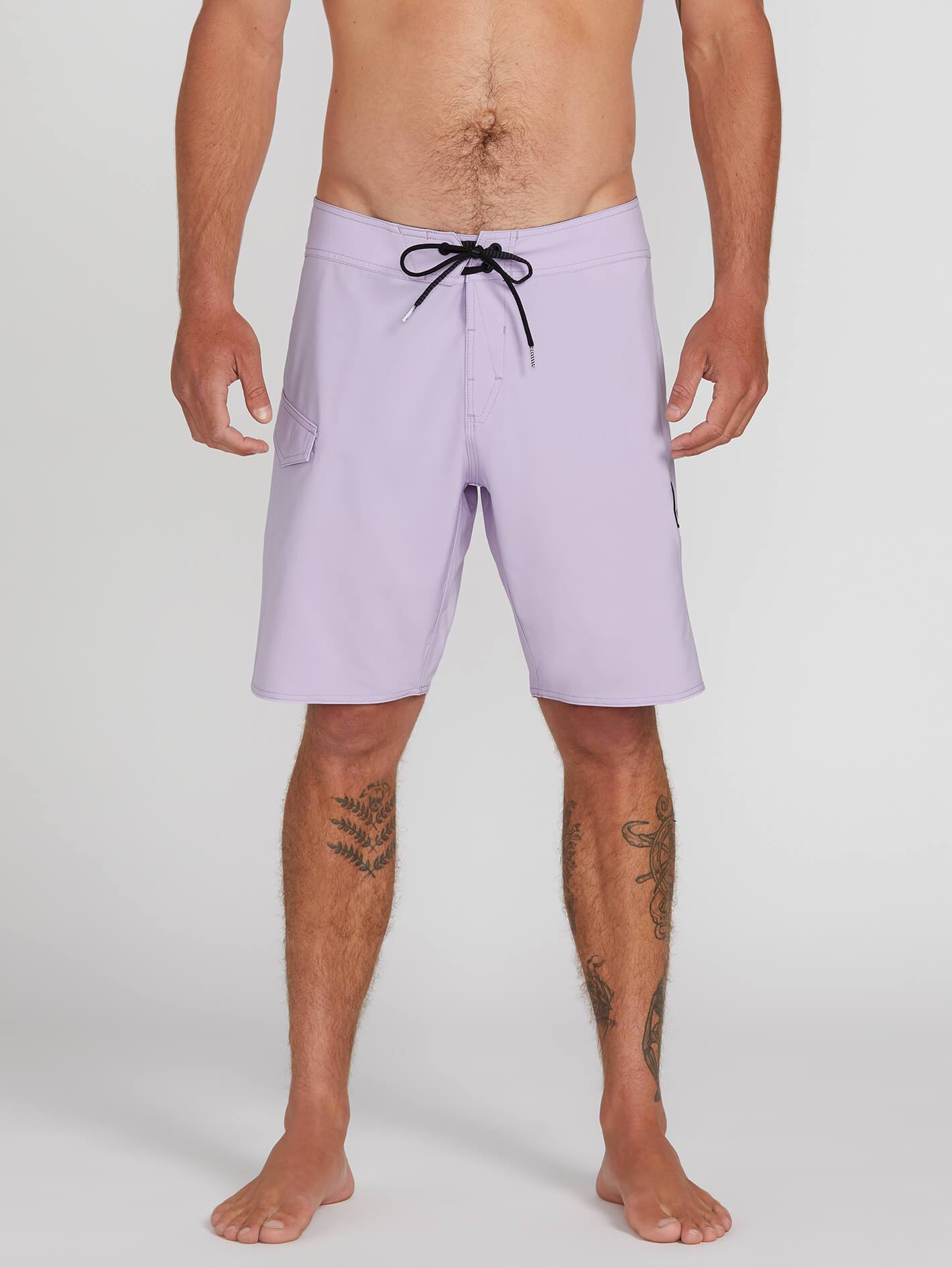 Lido Solid Mod 20" Boardshorts - LILAC