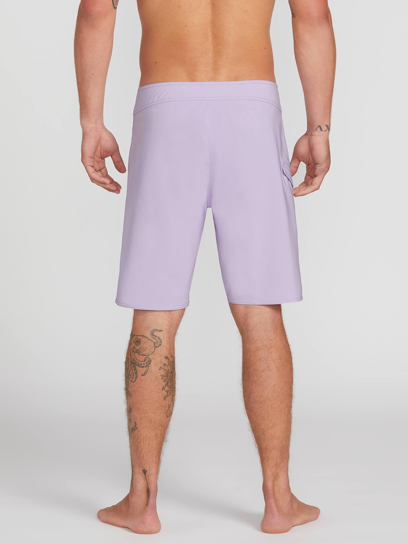 Lido Solid Mod 20" Boardshorts - LILAC
