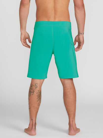 Lido Solid Mod 20" Boardshorts - MYSTO GREEN