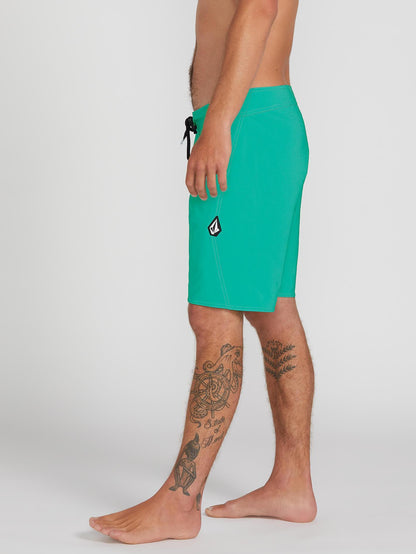 Lido Solid Mod 20" Boardshorts - MYSTO GREEN