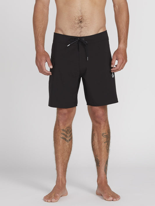 Lido Solid Mod 18" Boardshorts - SCHWARZ