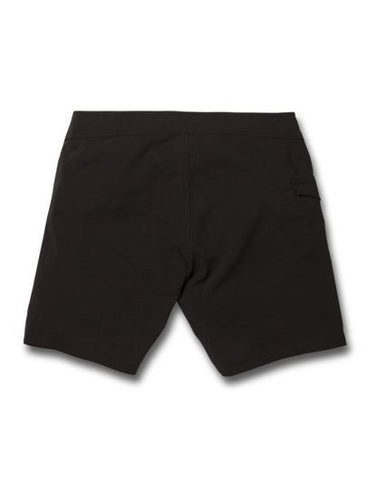 Boardshort Lido Solid Mod 18" - BLACK