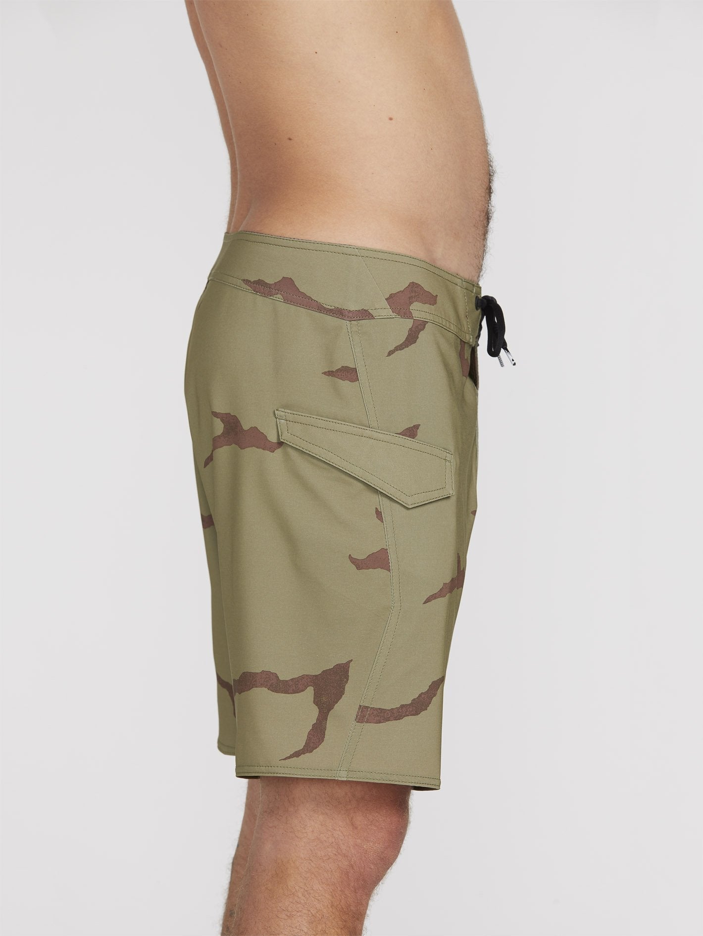 Lido Solid Mod 18" Boardshorts - LIGHT ARMY