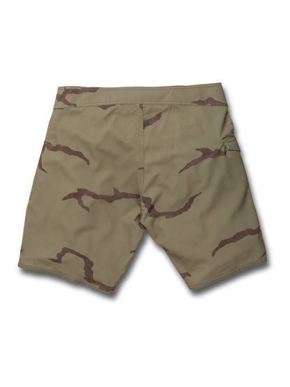 Lido Solid Mod 18" Boardshorts - LIGHT ARMY