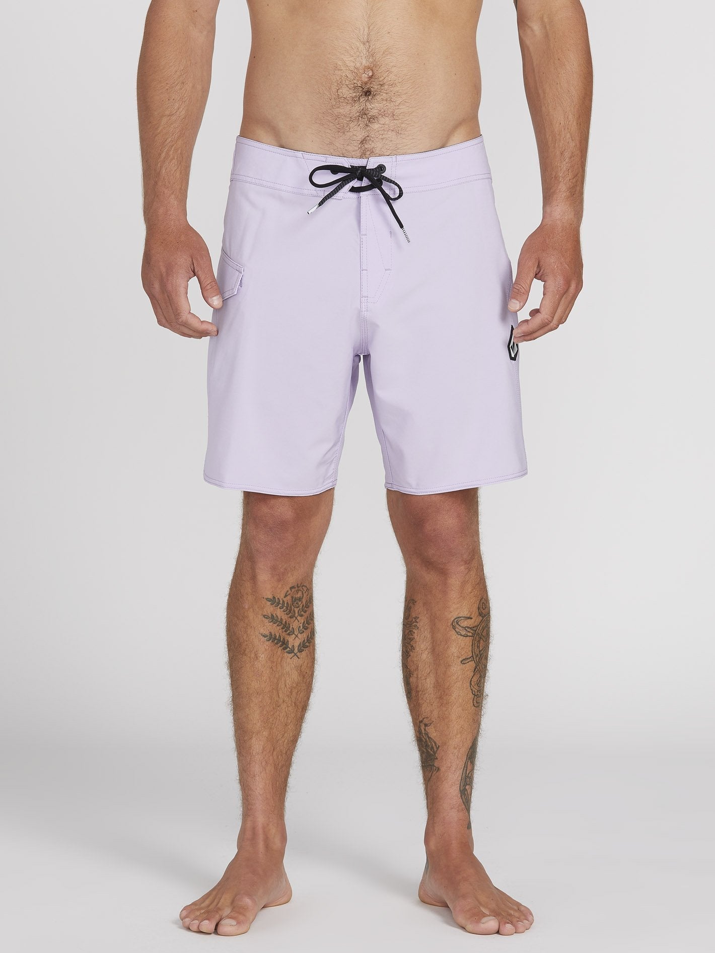 Lido Solid Mod 18" Boardshorts - FLIEDER