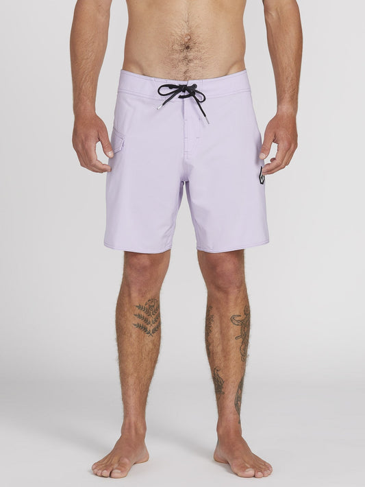 Lido Solid Mod 18" Boardshorts - FLIEDER