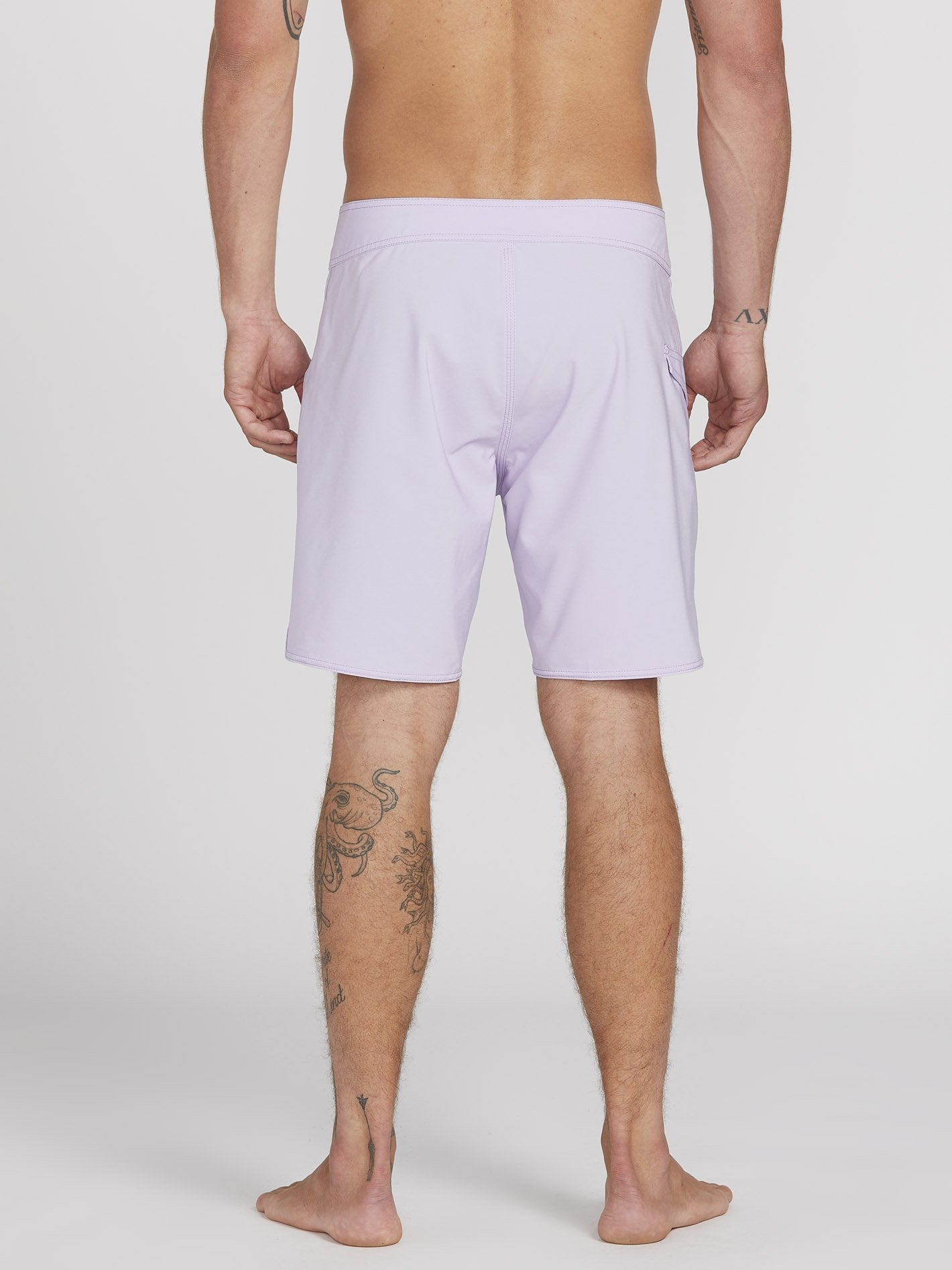 Lido Solid Mod 18" Boardshorts - FLIEDER