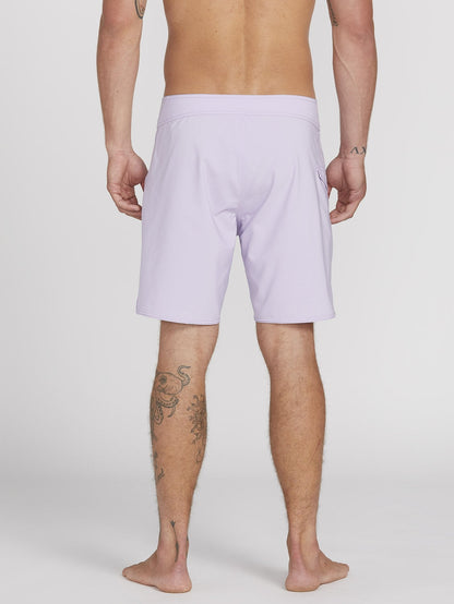 Lido Solid Mod 18" Boardshorts - FLIEDER