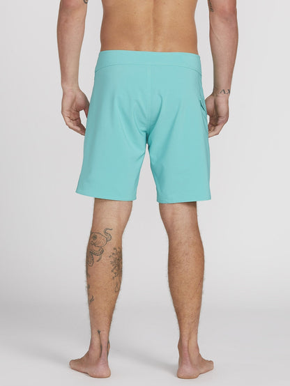 Lido Solid Mod 18" Boardshort - MYSTO GREEN