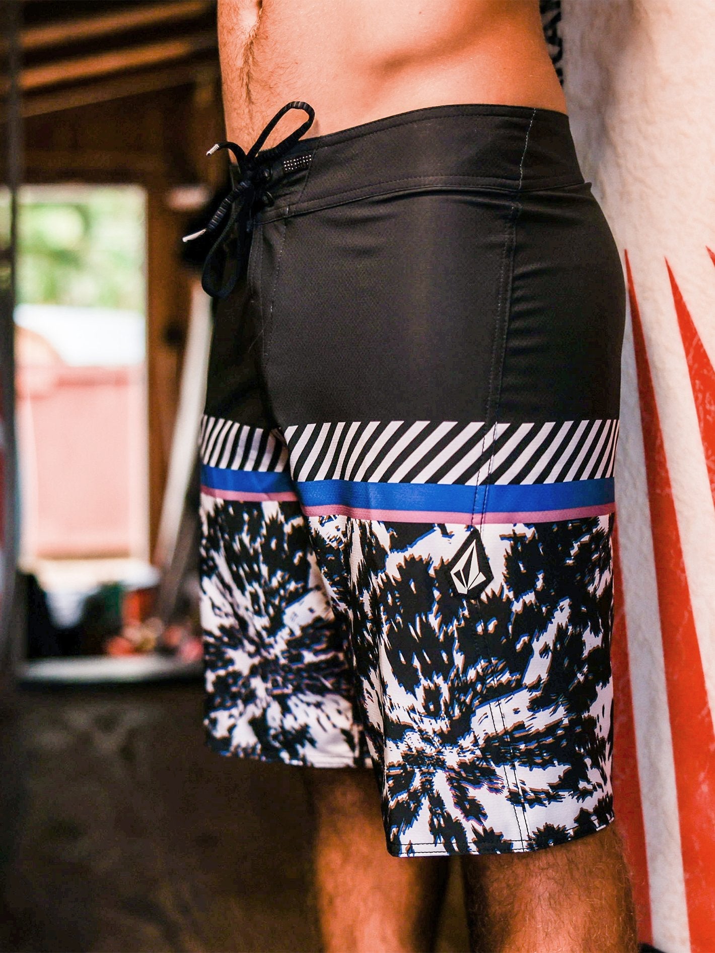 Boardshort Mod Lido Plus 20" - Black