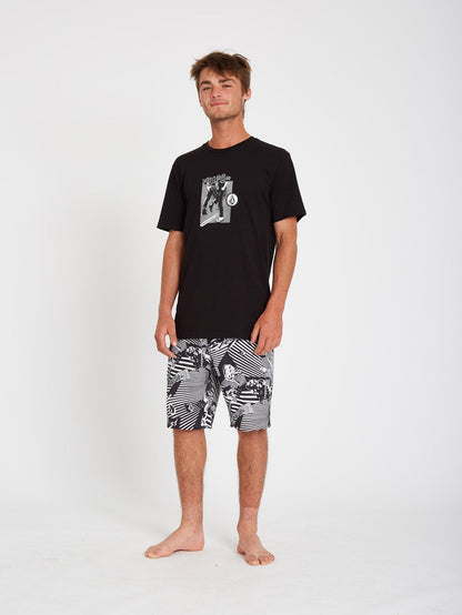 Mod Lido Print 20" Boardshorts - Schwarz