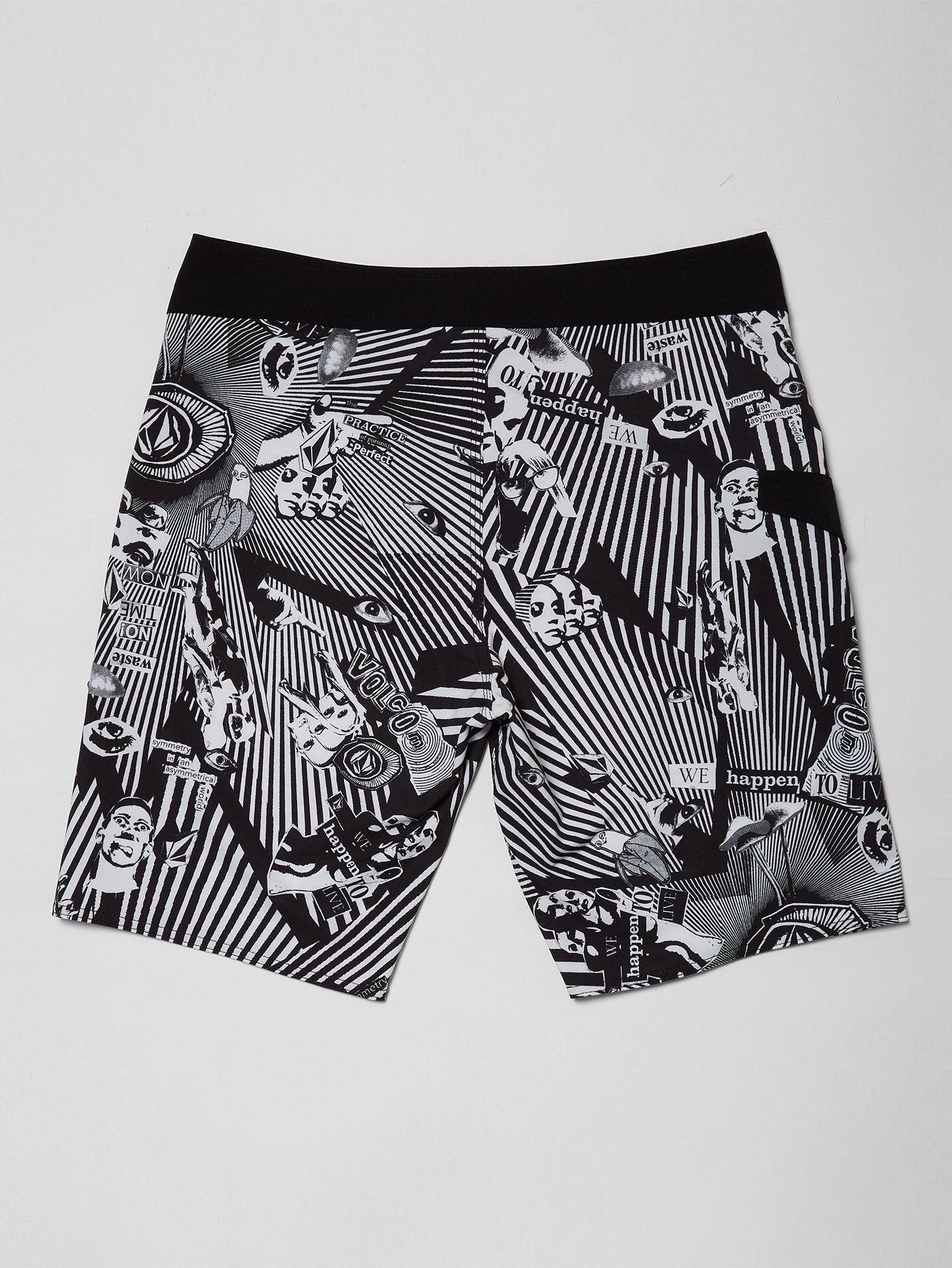 Mod Lido Print 20" Boardshorts - Schwarz