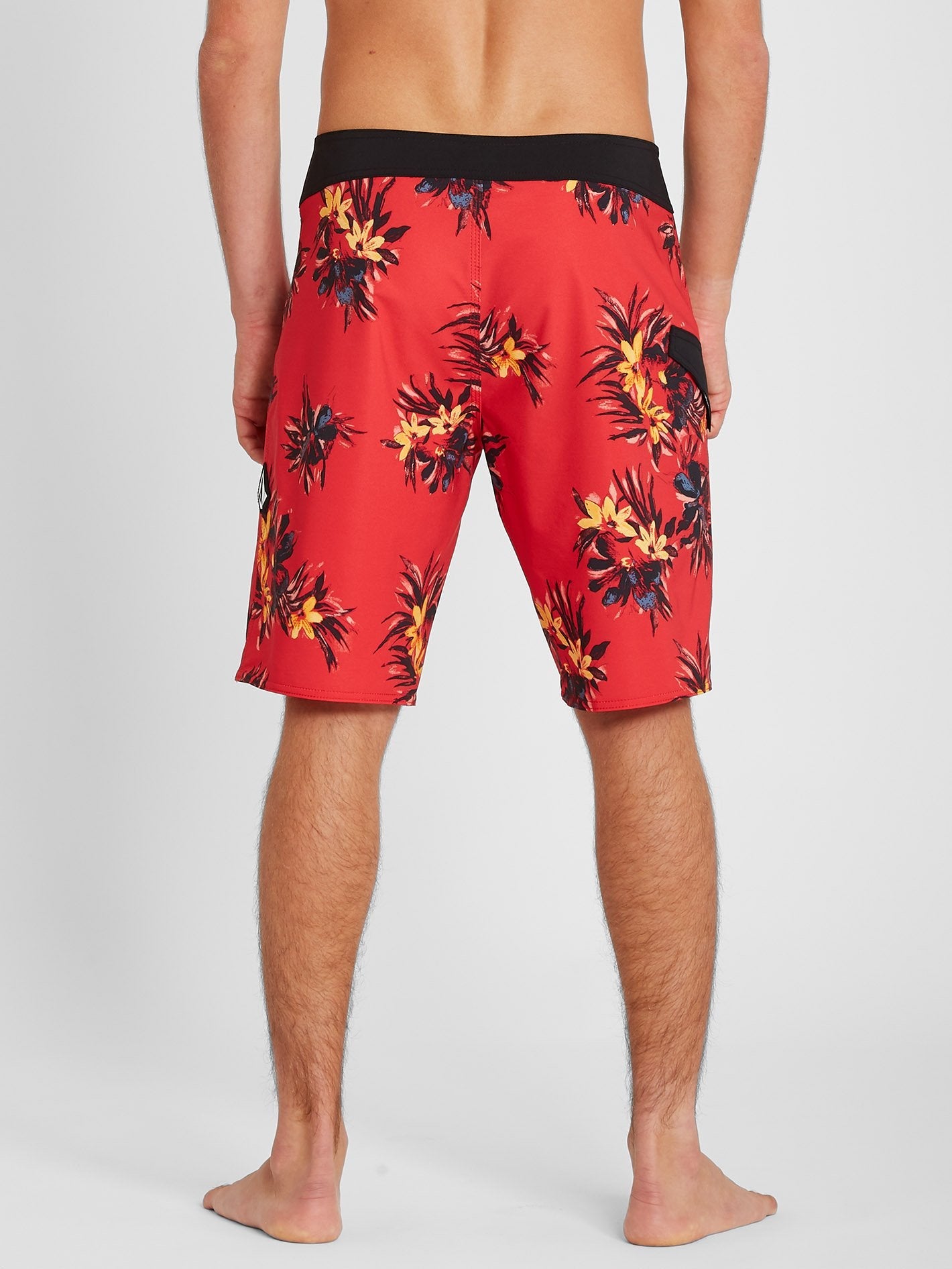 Mod Lido Print 20" Boardshorts - Karminrot