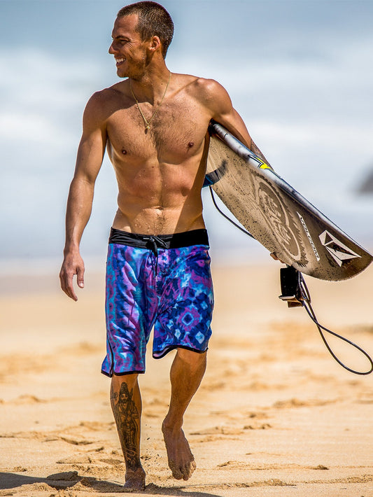 Boardshort Mod Lido Scallop 20" - Ballpoint Blue