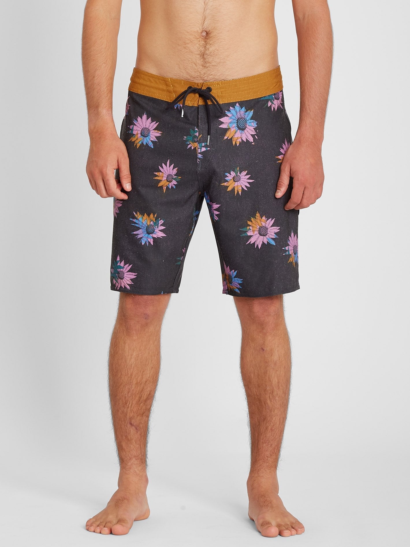 Natural Visions Stoney 19" Boardshorts - Black