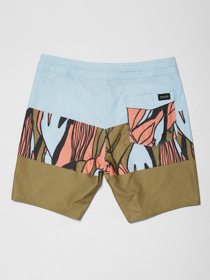 Tropic Blotter Panel 18" Boardshorts - Old Mill