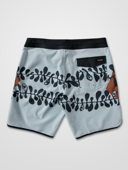 Sea Batik Scallop 19" Boardshorts - Ätherblau
