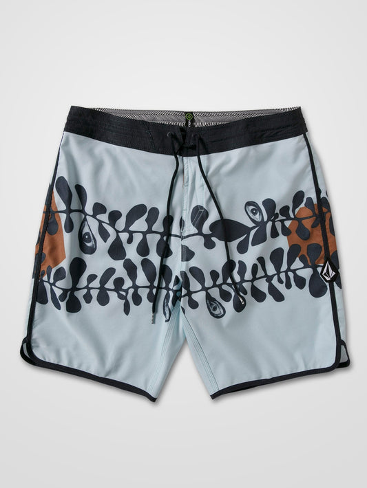 Sea Batik Scallop 19" Boardshorts - Ätherblau