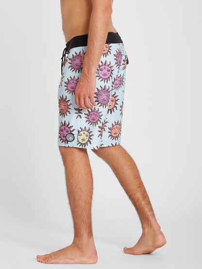 Ozzy Stoney 19" Boardshorts - Aether Blue