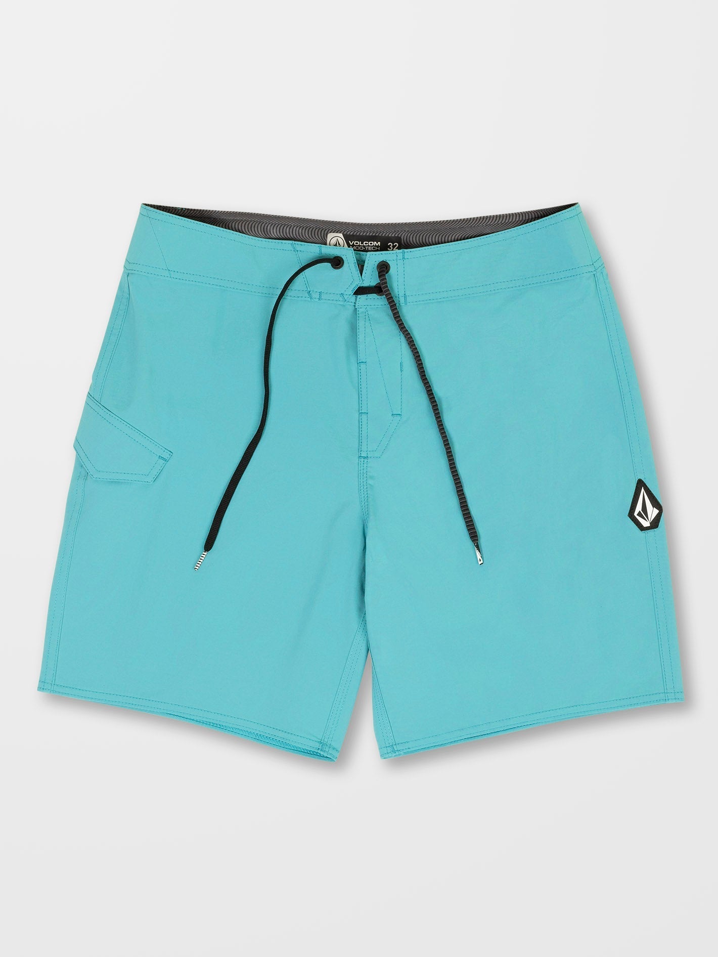 Lido Solid Mod 18" Boardshort - TEMPLE TEAL