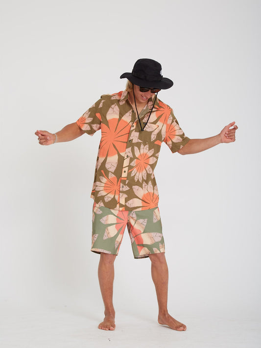 Boardshort Sunder Stoney 19" - MARTINI OLIVE
