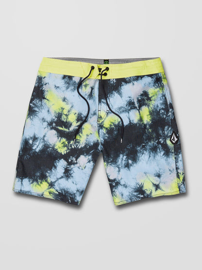 Boardshort Saturate Stoney 19" - LIME TIE DYE