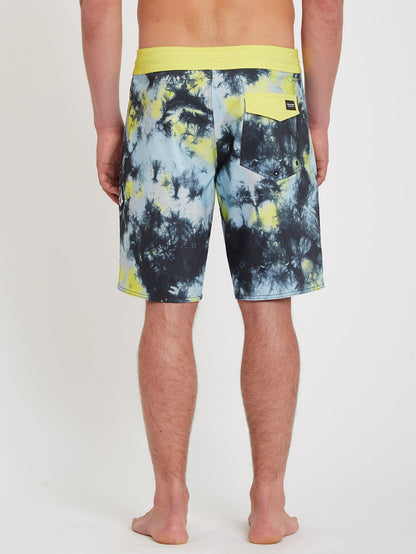 Boardshort Saturate Stoney 19" - LIME TIE DYE