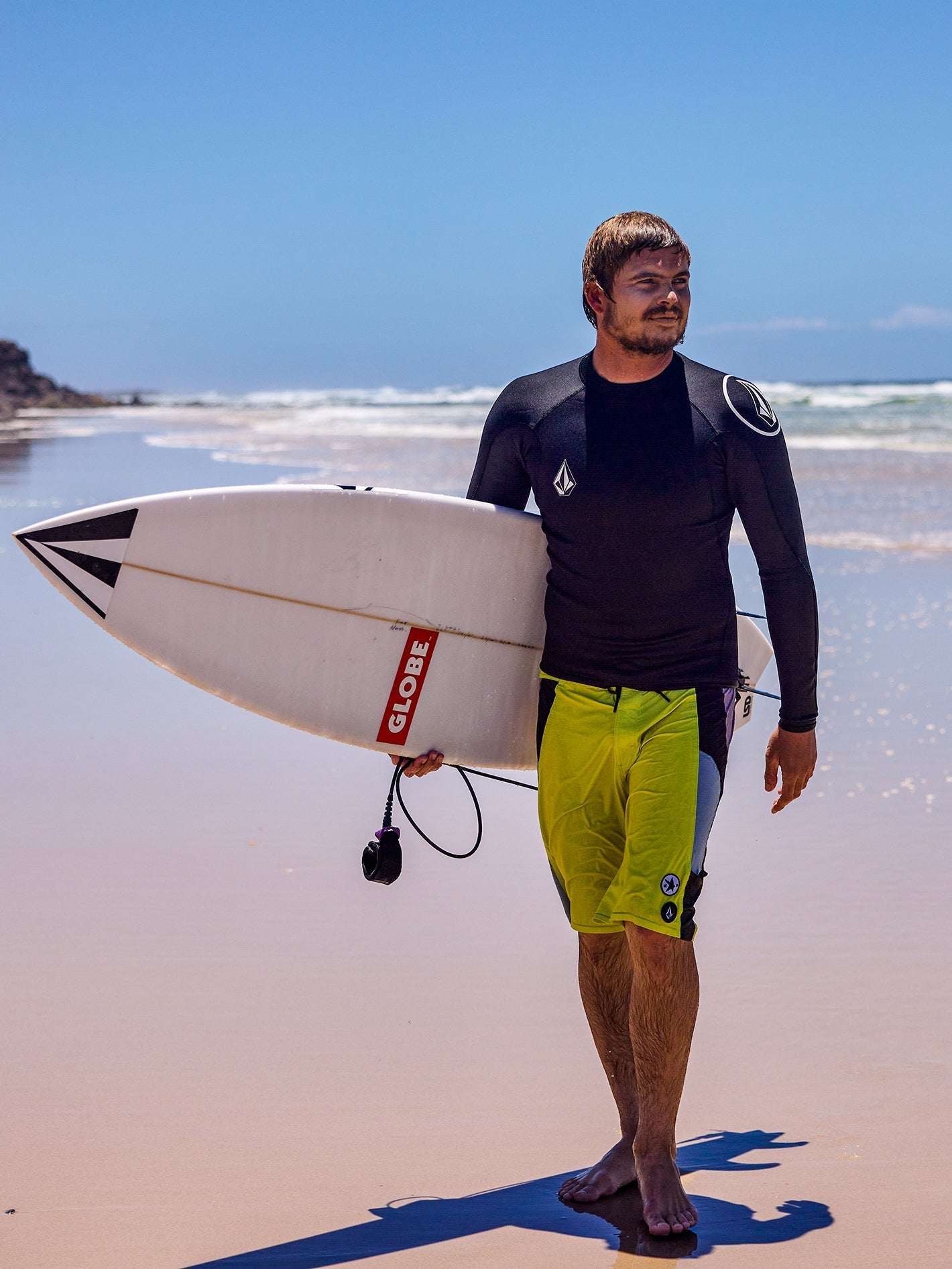 Boardshort Surf Vitals Noa Deane Liberator 20" - LIMEADE