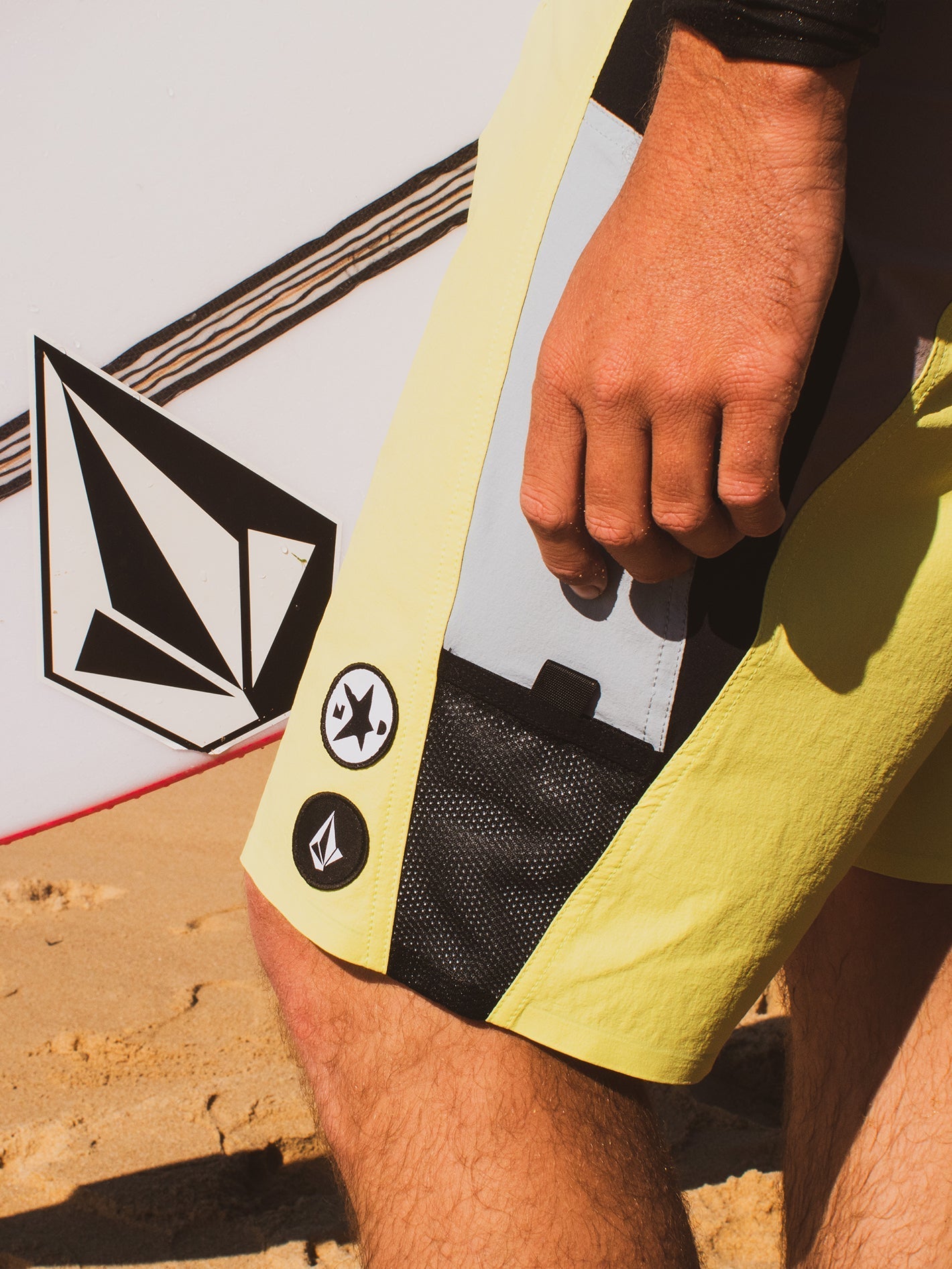 Boardshort Surf Vitals Noa Deane Liberator 20" - LIMEADE