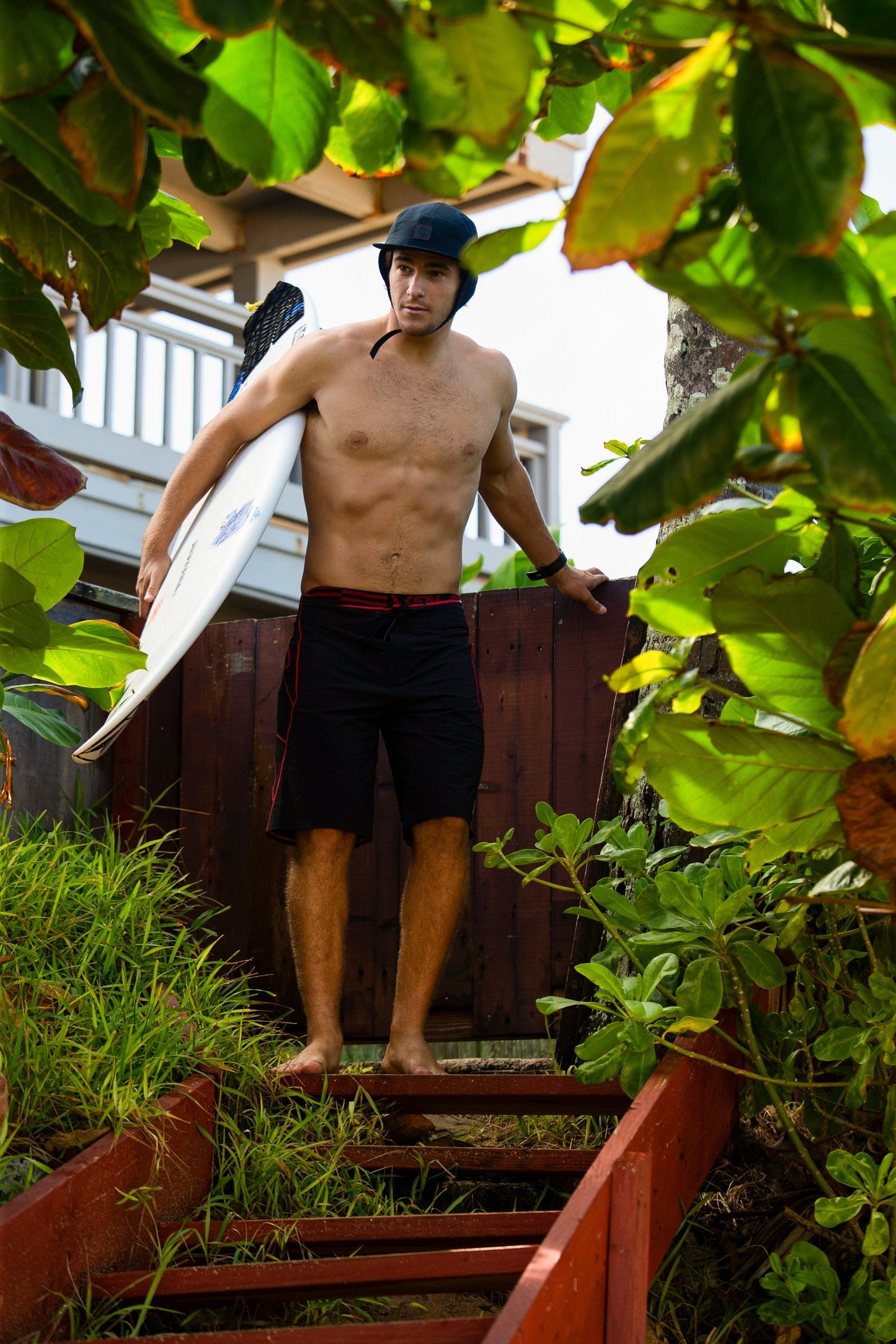 Boardshort Surf Vitals J Robinson 20" - BLACK