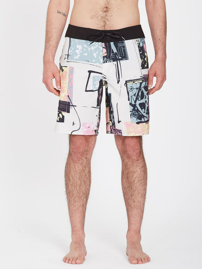 Boardshort V Ent Flyer Mod 19" - WHITECAP GREY