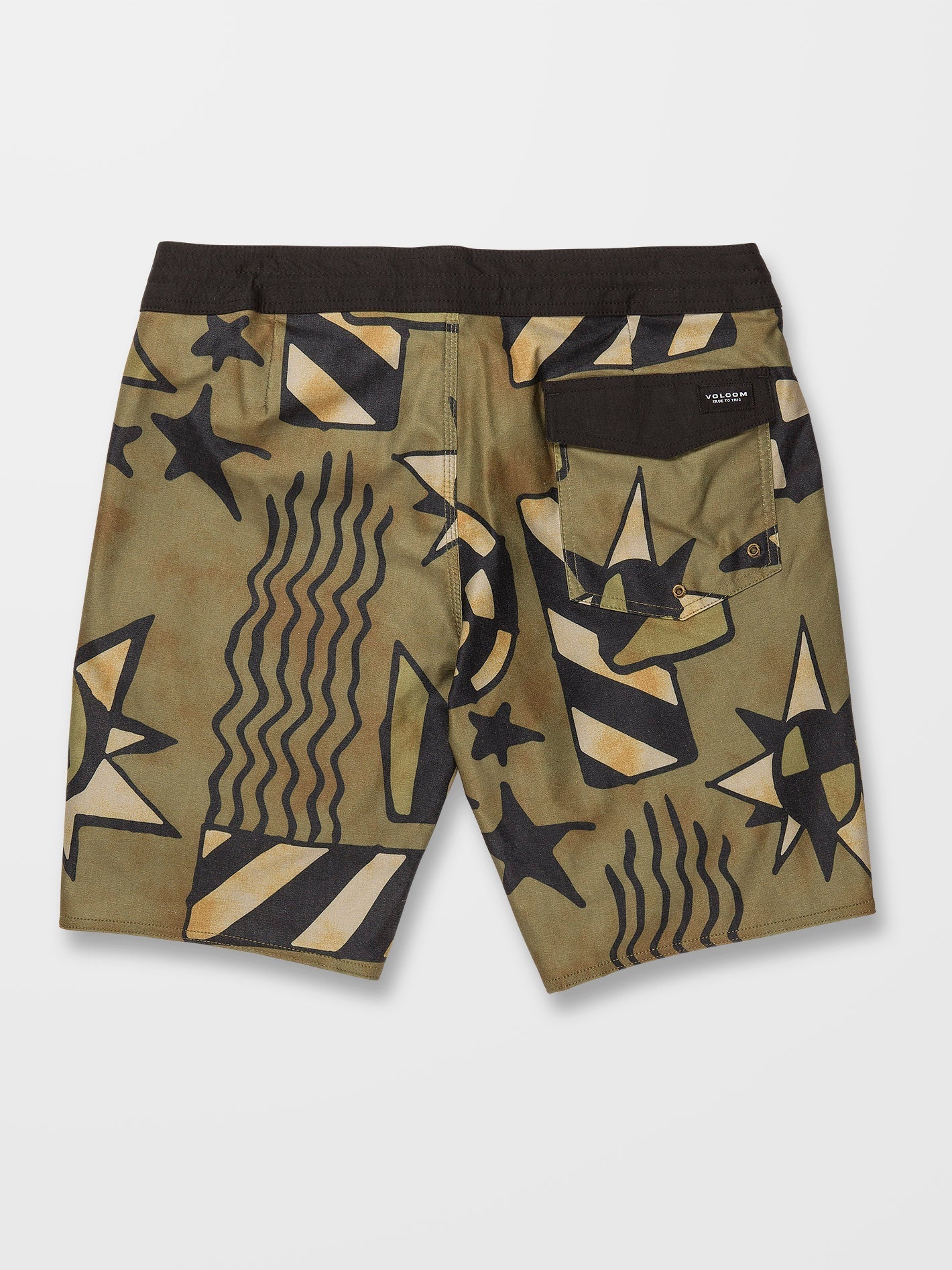 Boardshort Geo Stoney 19" - SERVICE GREEN