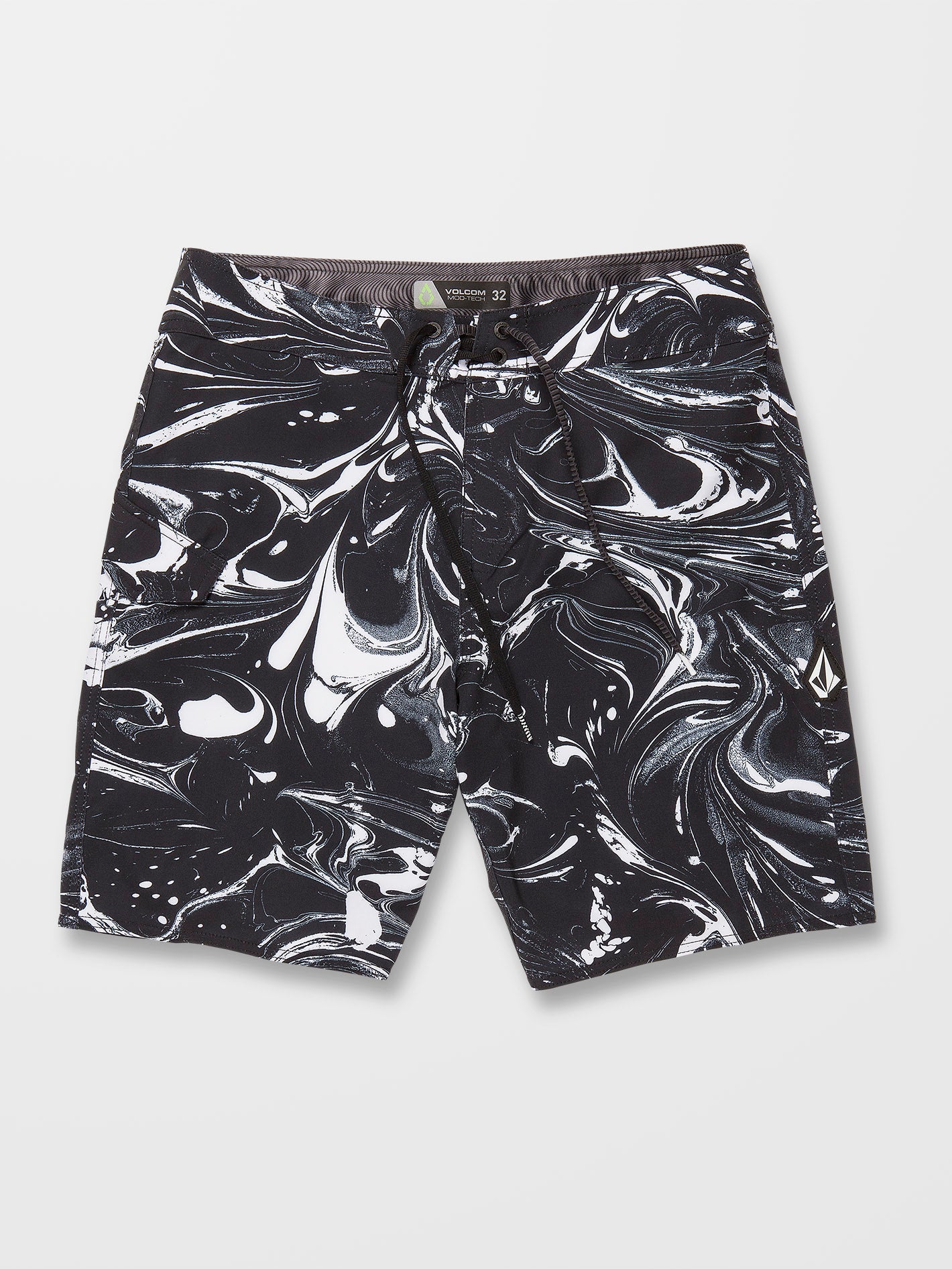 Boardshort Marble Mod 19" - BLACK