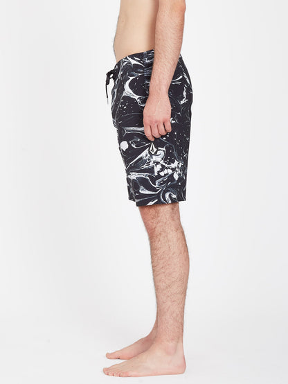 Boardshort Marble Mod 19" - BLACK