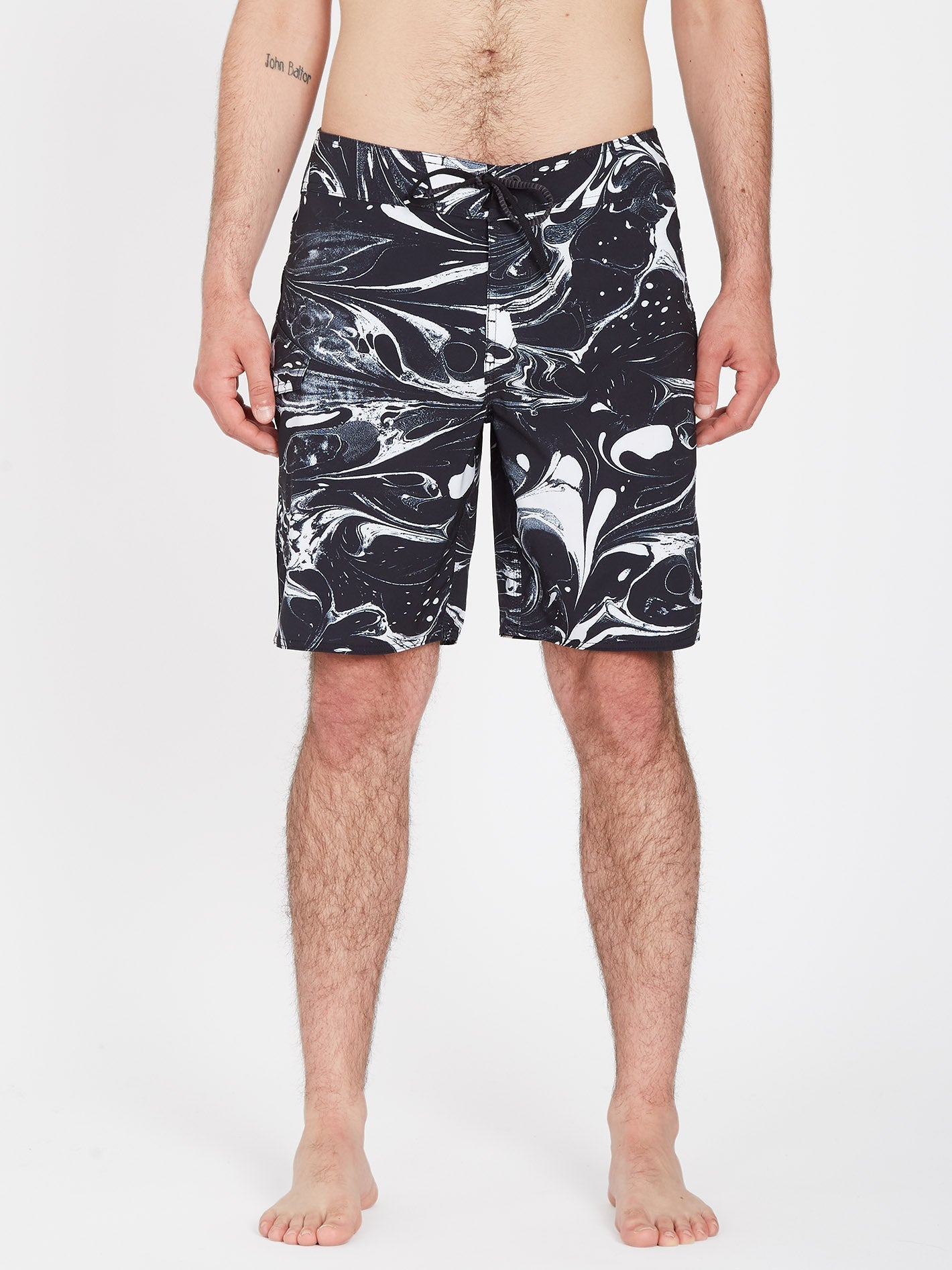 Boardshort Marble Mod 19" - BLACK