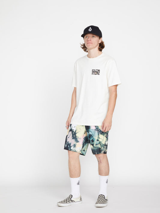 Skulli Wash Stoney 19" Boardshorts - DAWN YELLOW