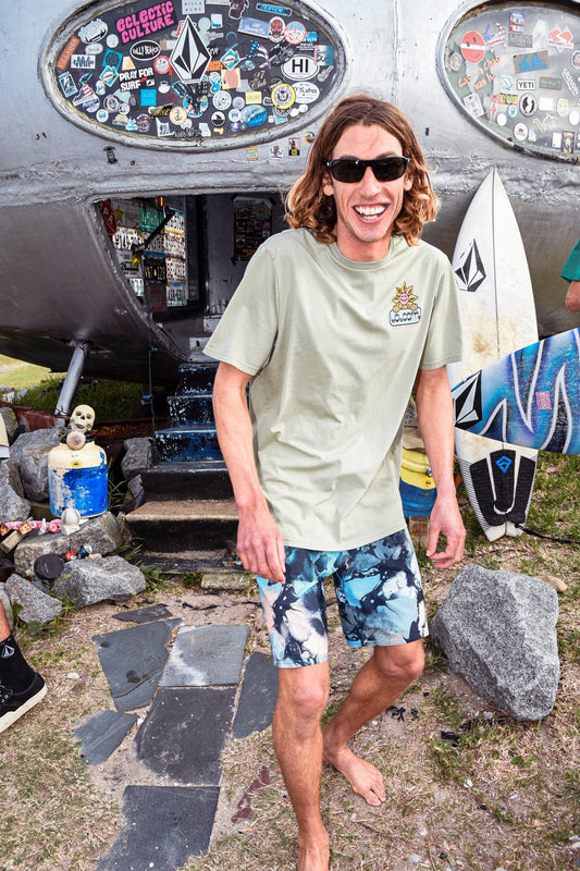 Skulli Wash Stoney 19" Boardshorts - MARINEBLAU