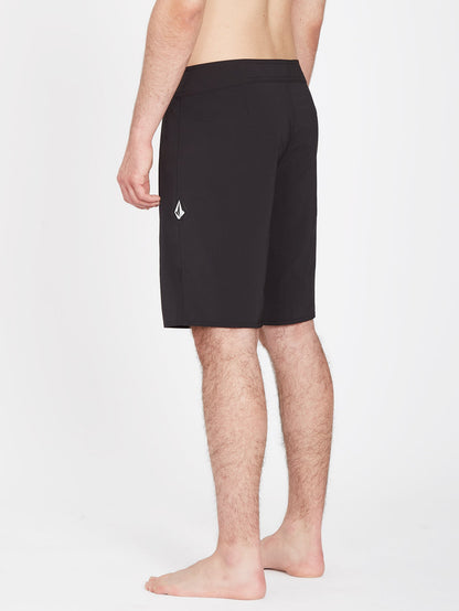 Lido Solid Mod 20" Boardshorts - BLACK