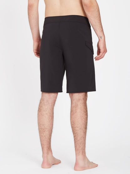 Lido Solid Mod 20" Boardshorts - BLACK