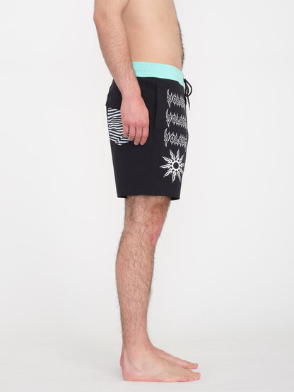 Boardshort About Time Liberators 17" - BLACK