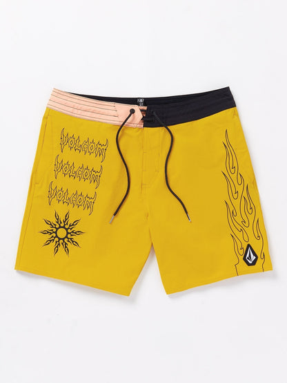 Boardshort About Time Liberators 17" - LEMON