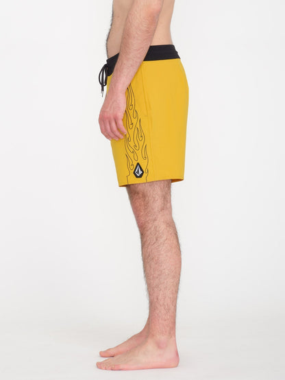 Boardshort About Time Liberators 17" - LEMON