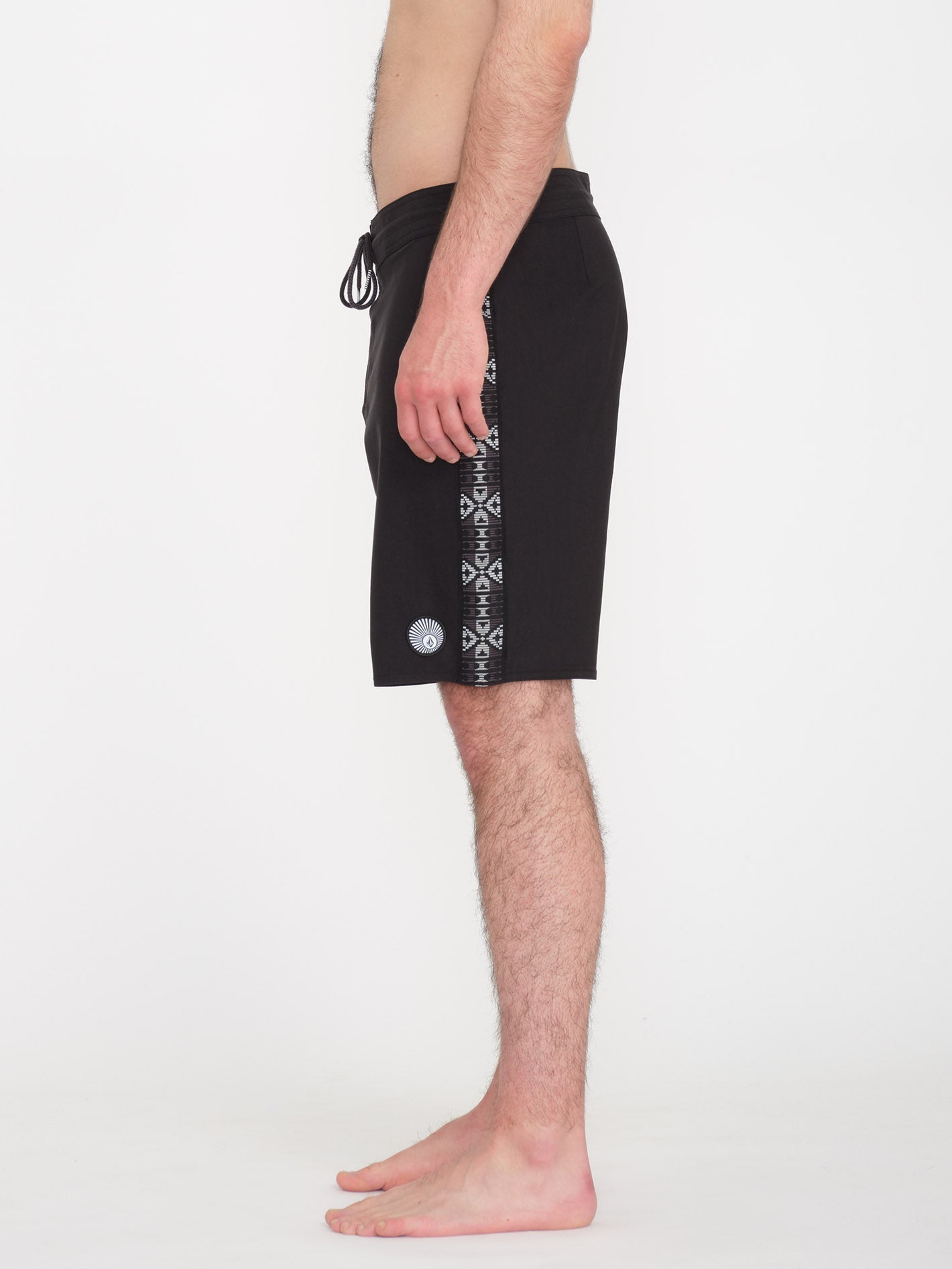 V Ent Hockey Dad Stoney 19" Boardshort - SCHWARZ