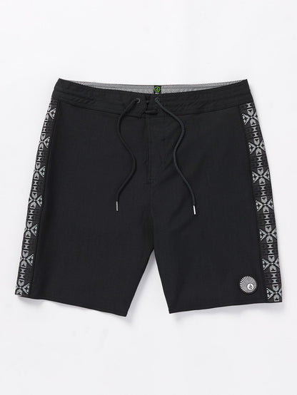V Ent Hockey Dad Stoney 19" Boardshort - SCHWARZ