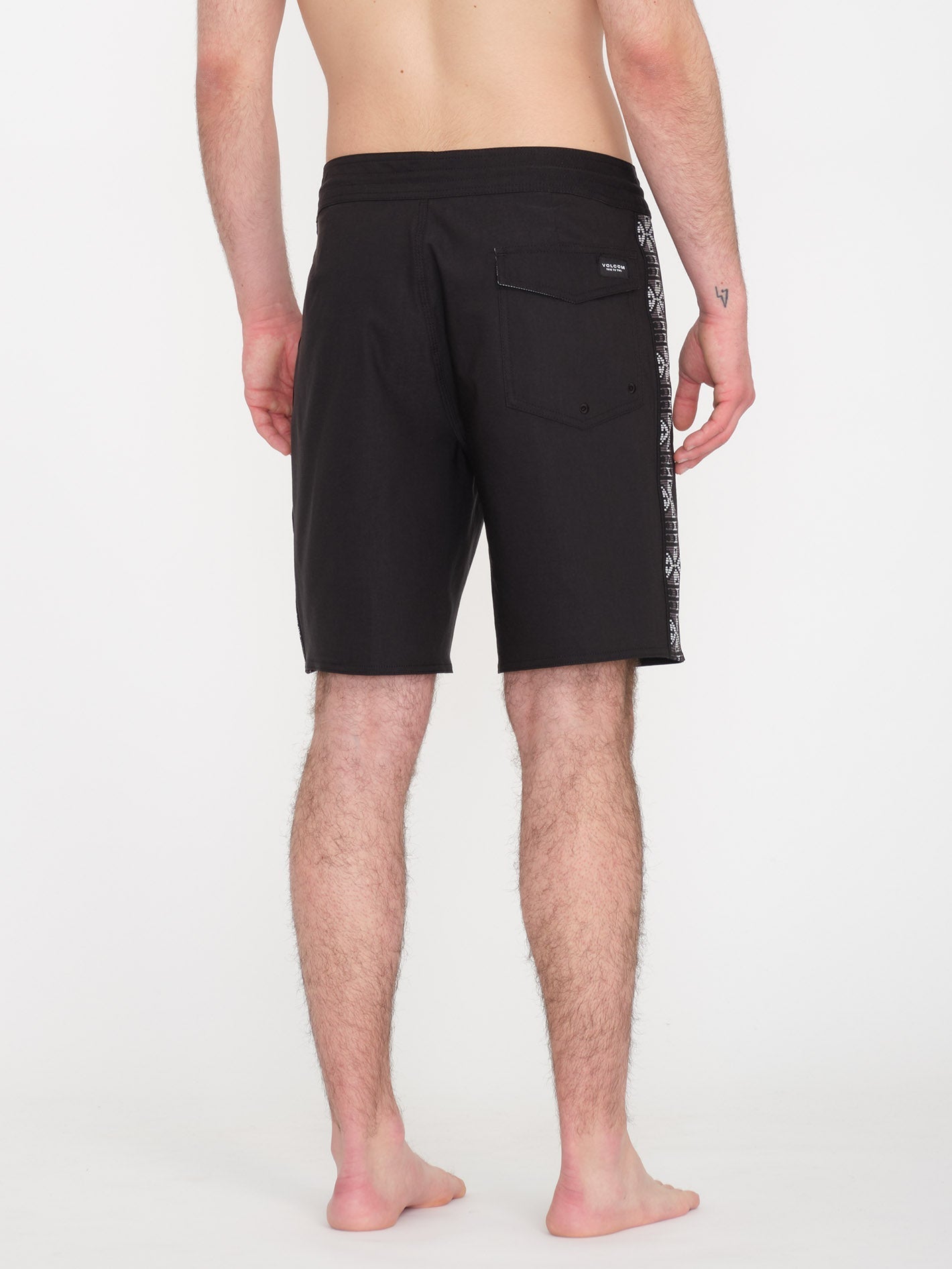 V Ent Hockey Dad Stoney 19" Boardshort - SCHWARZ