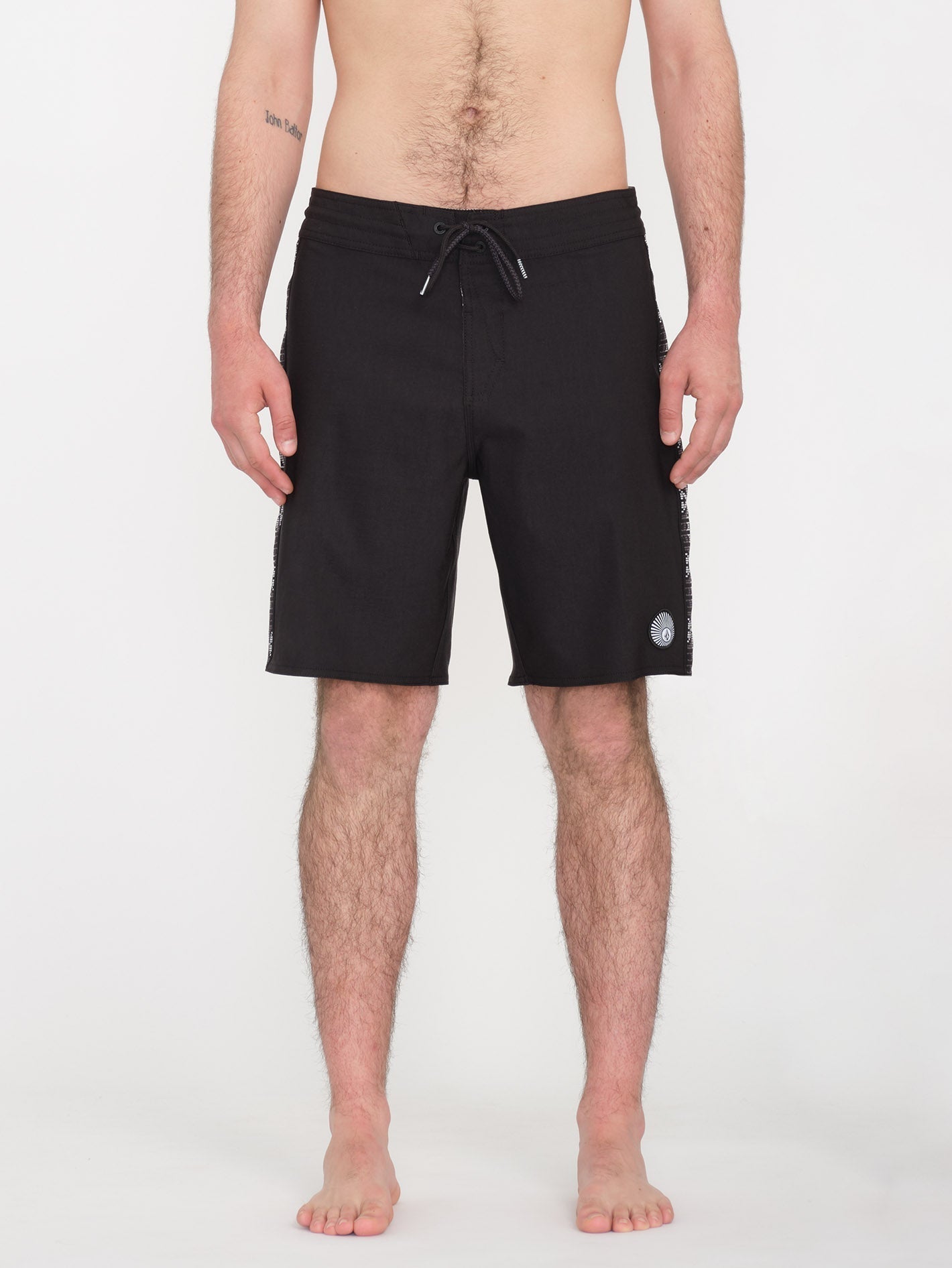 V Ent Hockey Dad Stoney 19" Boardshort - SCHWARZ